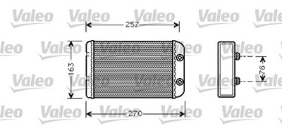 812329 VALEO Теплообменник, отопление салона