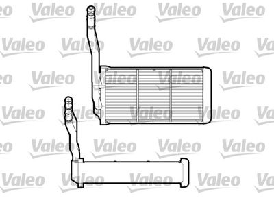 812268 VALEO Теплообменник, отопление салона