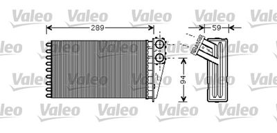 812338 VALEO Теплообменник, отопление салона