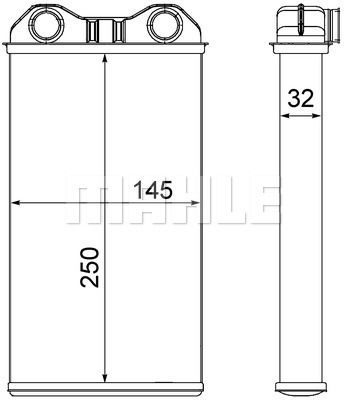 WG2180011 WILMINK GROUP Теплообменник, отопление салона