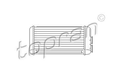 207123 TOPRAN Теплообменник, отопление салона