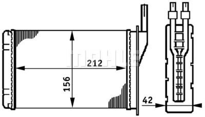 WG2180191 WILMINK GROUP Теплообменник, отопление салона