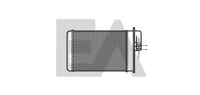 45C67001 EACLIMA Теплообменник, отопление салона