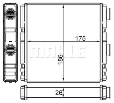 WG2180137 WILMINK GROUP Теплообменник, отопление салона