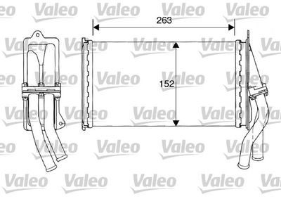 812015 VALEO Теплообменник, отопление салона