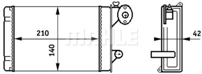 WG2180029 WILMINK GROUP Теплообменник, отопление салона