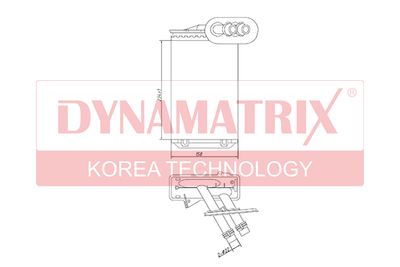 DR73921 DYNAMATRIX Теплообменник, отопление салона