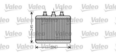 812365 VALEO Теплообменник, отопление салона