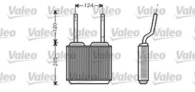 812146 VALEO Теплообменник, отопление салона