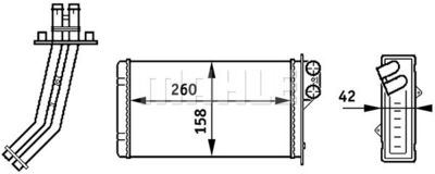 WG2180027 WILMINK GROUP Теплообменник, отопление салона