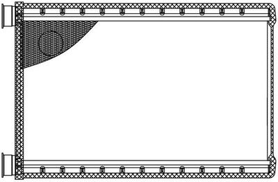 LRh2601 LUZAR Теплообменник, отопление салона