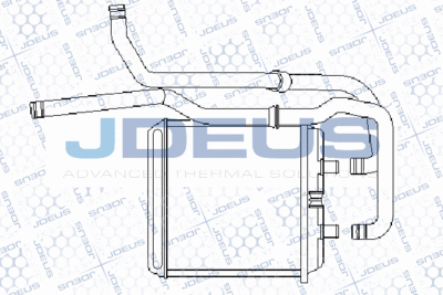 RA2140060 JDEUS Теплообменник, отопление салона