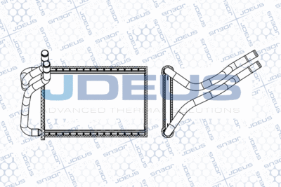 M2650190 JDEUS Теплообменник, отопление салона