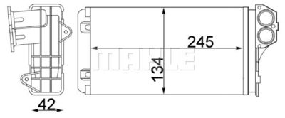 WG2180213 WILMINK GROUP Теплообменник, отопление салона