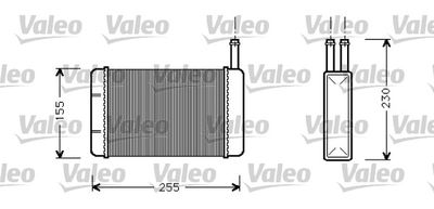 812057 VALEO Теплообменник, отопление салона