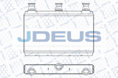 M2050230 JDEUS Теплообменник, отопление салона