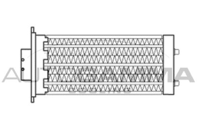 107049 AUTOGAMMA Теплообменник, отопление салона