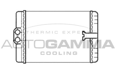 103340 AUTOGAMMA Теплообменник, отопление салона