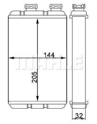 WG2180209 WILMINK GROUP Теплообменник, отопление салона