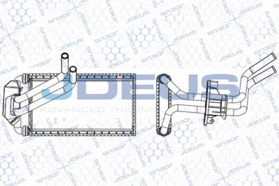 M2570060 JDEUS Теплообменник, отопление салона