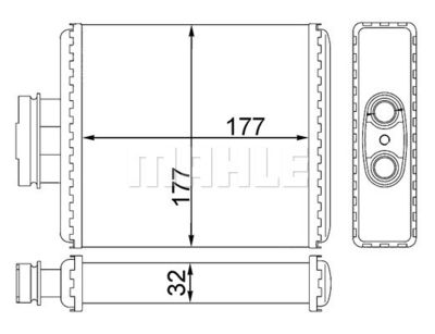 WG2180193 WILMINK GROUP Теплообменник, отопление салона