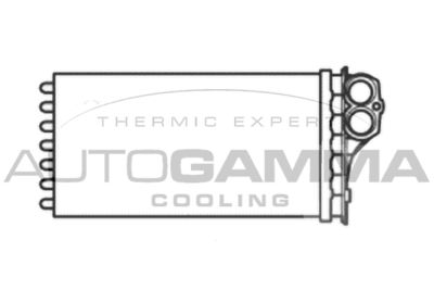 107263 AUTOGAMMA Теплообменник, отопление салона