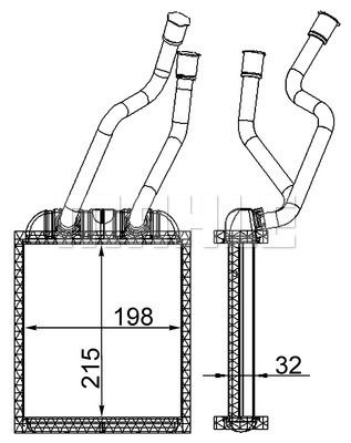 WG2180056 WILMINK GROUP Теплообменник, отопление салона