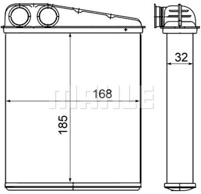 WG2180198 WILMINK GROUP Теплообменник, отопление салона