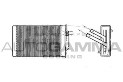 101971 AUTOGAMMA Теплообменник, отопление салона