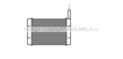 FD6129 AVA QUALITY COOLING Теплообменник, отопление салона