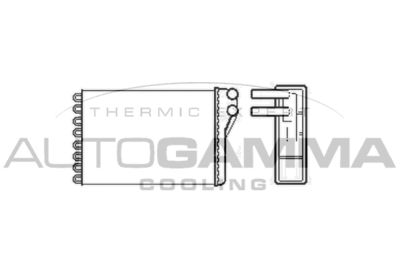 102426 AUTOGAMMA Теплообменник, отопление салона