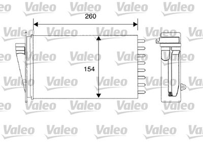 812194 VALEO Теплообменник, отопление салона