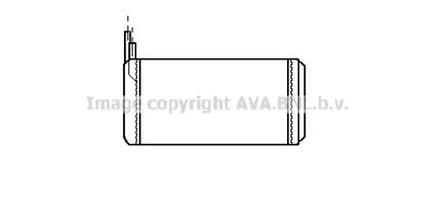 LC6032 AVA QUALITY COOLING Теплообменник, отопление салона