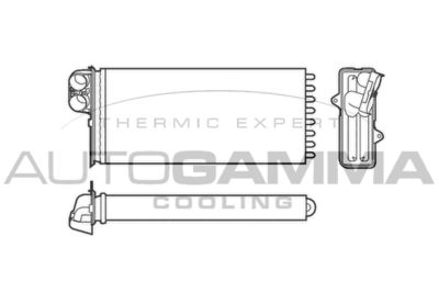 101975 AUTOGAMMA Теплообменник, отопление салона