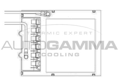 104883 AUTOGAMMA Теплообменник, отопление салона