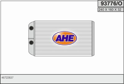 93776O AHE Теплообменник, отопление салона