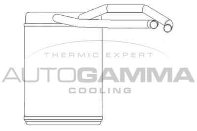 105232 AUTOGAMMA Теплообменник, отопление салона