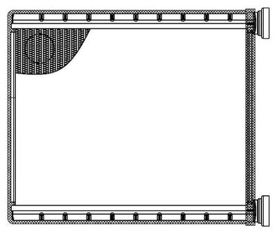 LRh1940 LUZAR Теплообменник, отопление салона