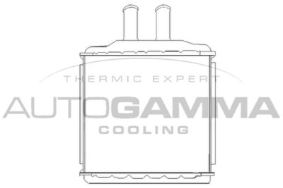 105270 AUTOGAMMA Теплообменник, отопление салона
