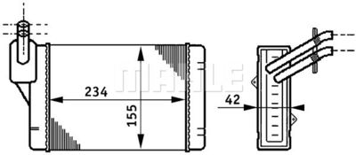 WG2180188 WILMINK GROUP Теплообменник, отопление салона