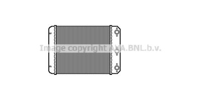 MSA6107 AVA QUALITY COOLING Теплообменник, отопление салона