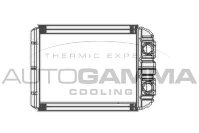 104237 AUTOGAMMA Теплообменник, отопление салона