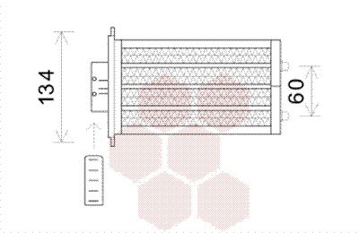 82006233 VAN WEZEL Теплообменник, отопление салона