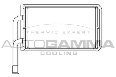 103431 AUTOGAMMA Теплообменник, отопление салона