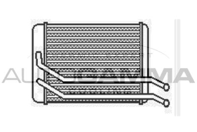 104086 AUTOGAMMA Теплообменник, отопление салона