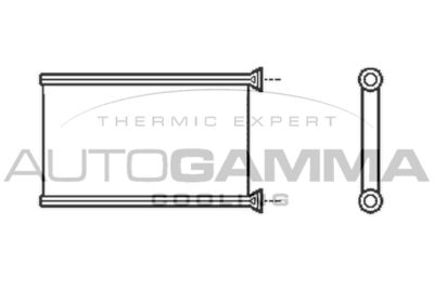 105303 AUTOGAMMA Теплообменник, отопление салона