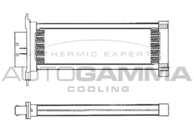 103248 AUTOGAMMA Теплообменник, отопление салона