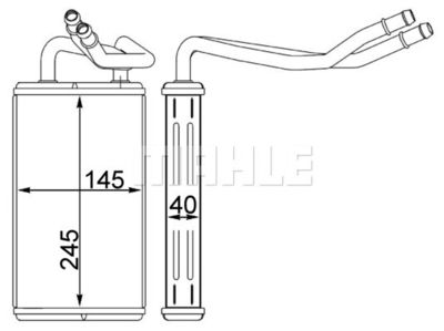 WG2180109 WILMINK GROUP Теплообменник, отопление салона