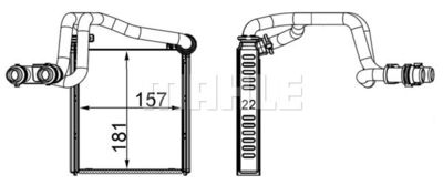 WG2180127 WILMINK GROUP Теплообменник, отопление салона