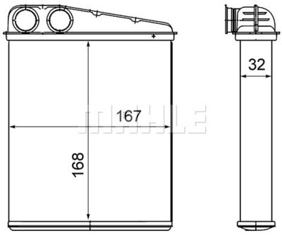 WG2180031 WILMINK GROUP Теплообменник, отопление салона